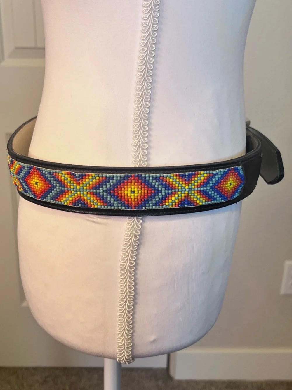 The Austin Collection Beaded Belt Sz 32